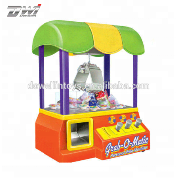 ORANGE Candy Grabber Carnival Style Arcade Claw Prize Machine blue cute toy